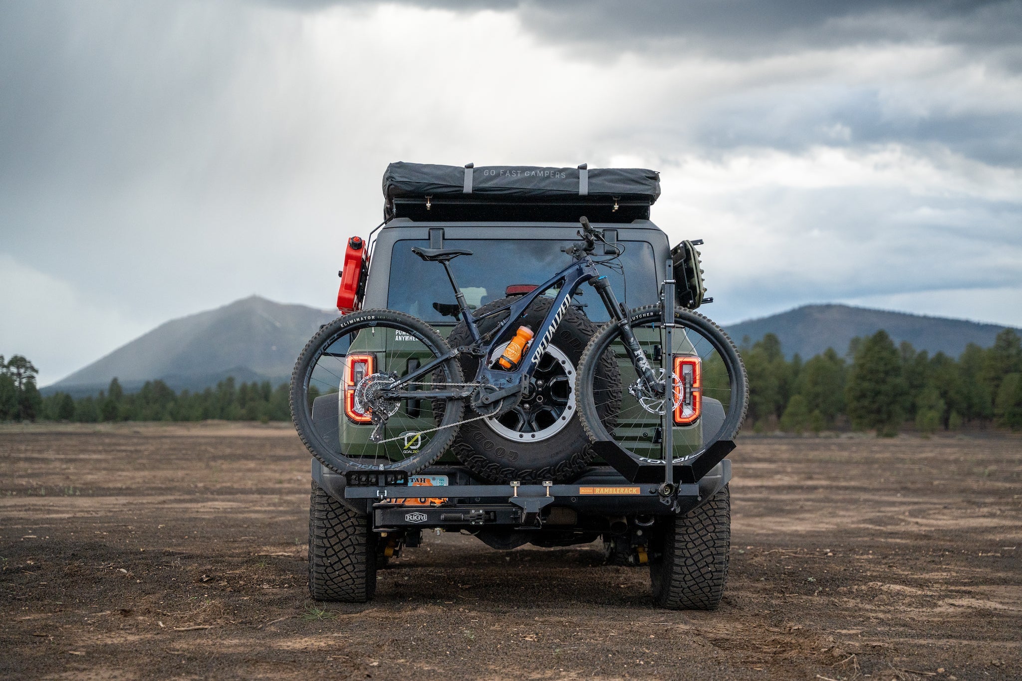 RambleSwing™ Swing Out Hitch Rack | RiGd Supply Accessories RIGd Supply- Overland Kitted