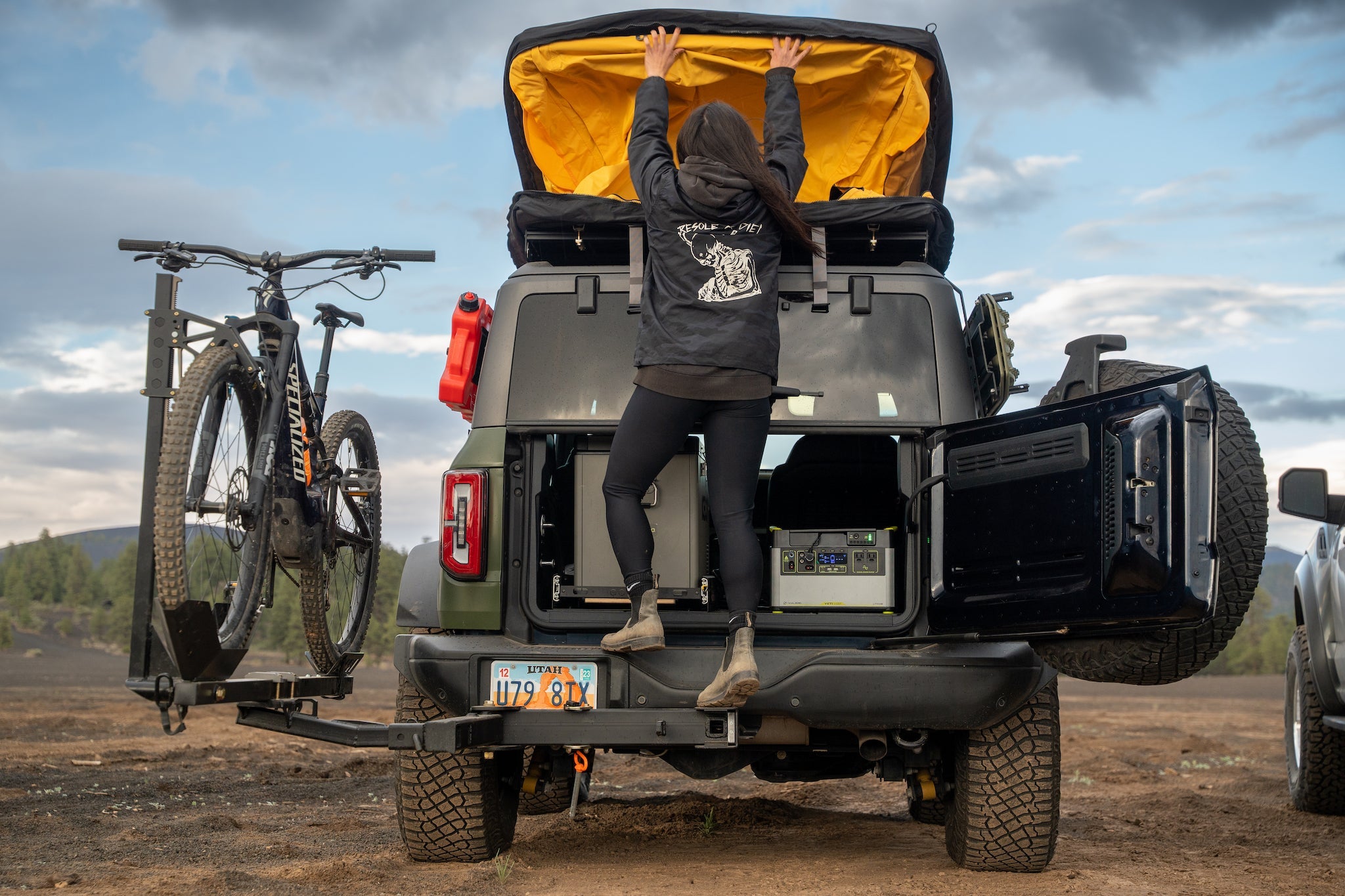 RambleSwing™ Swing Out Hitch Rack | RiGd Supply Accessories RIGd Supply- Overland Kitted