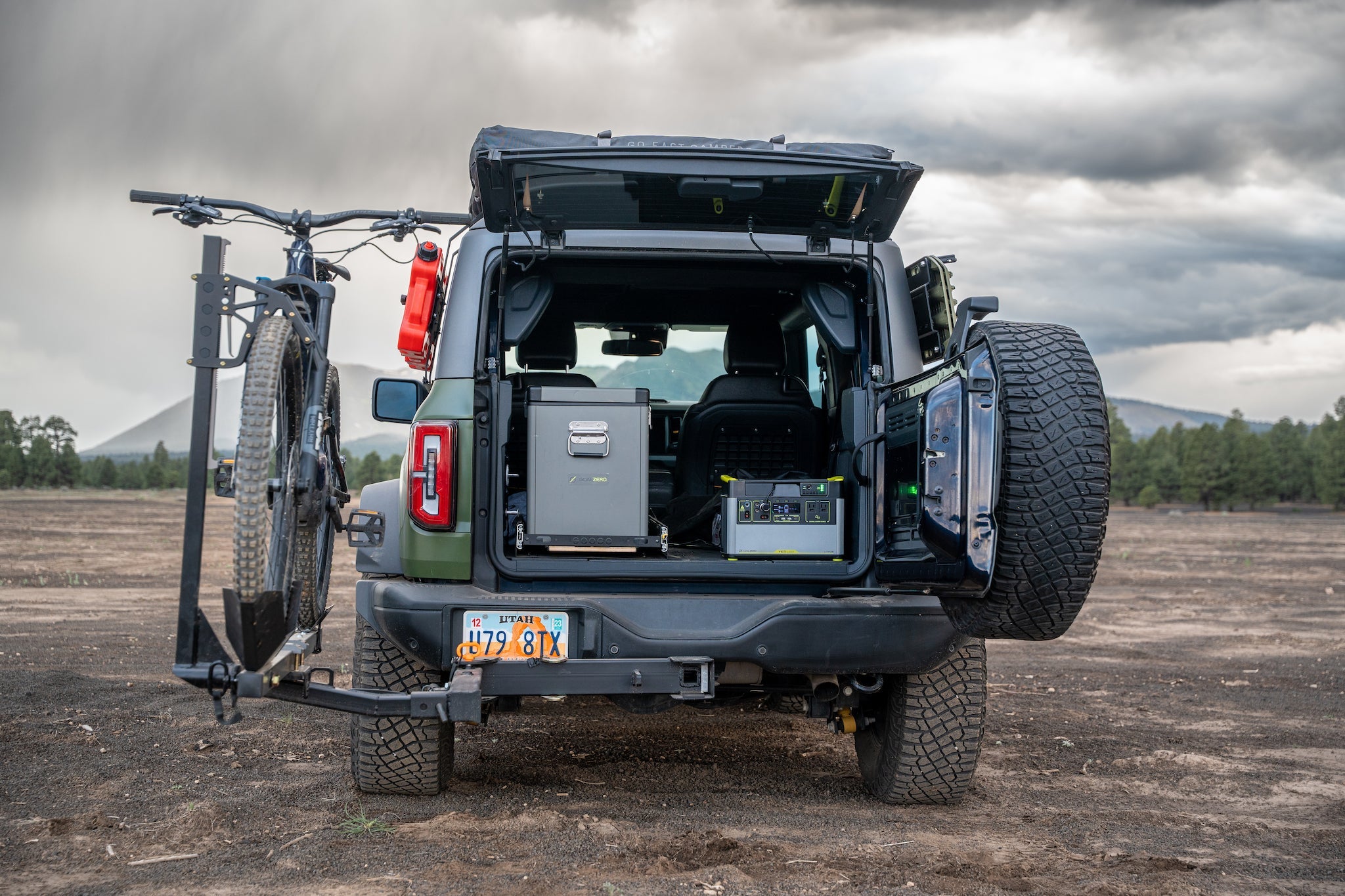 RambleSwing™ Swing Out Hitch Rack | RiGd Supply Accessories RIGd Supply- Overland Kitted