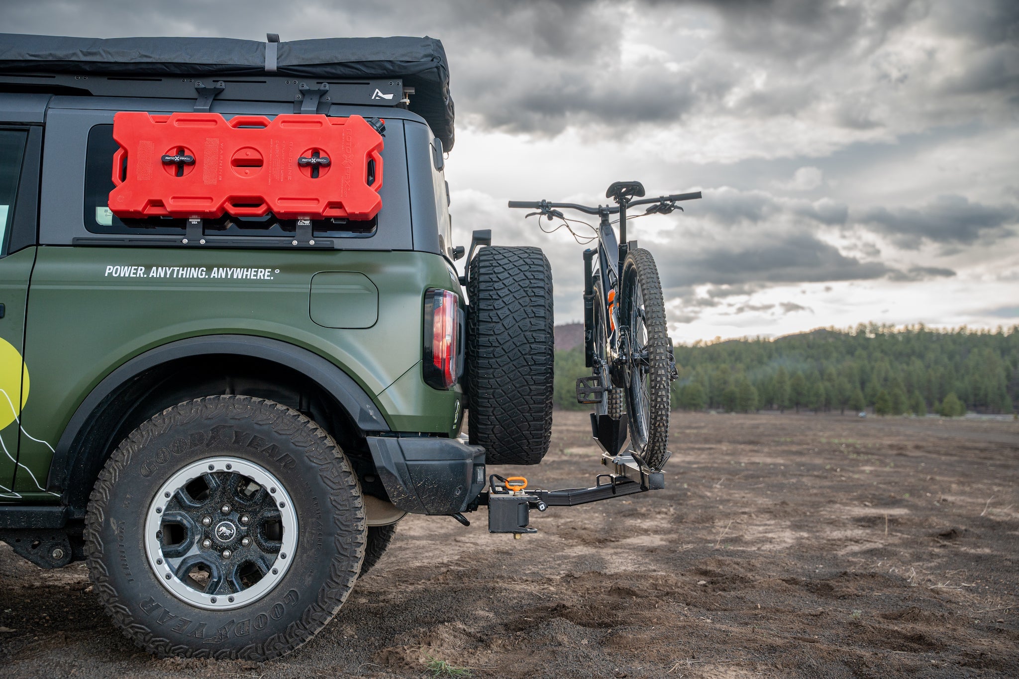 RambleSwing™ Swing Out Hitch Rack | RiGd Supply Accessories RIGd Supply- Overland Kitted