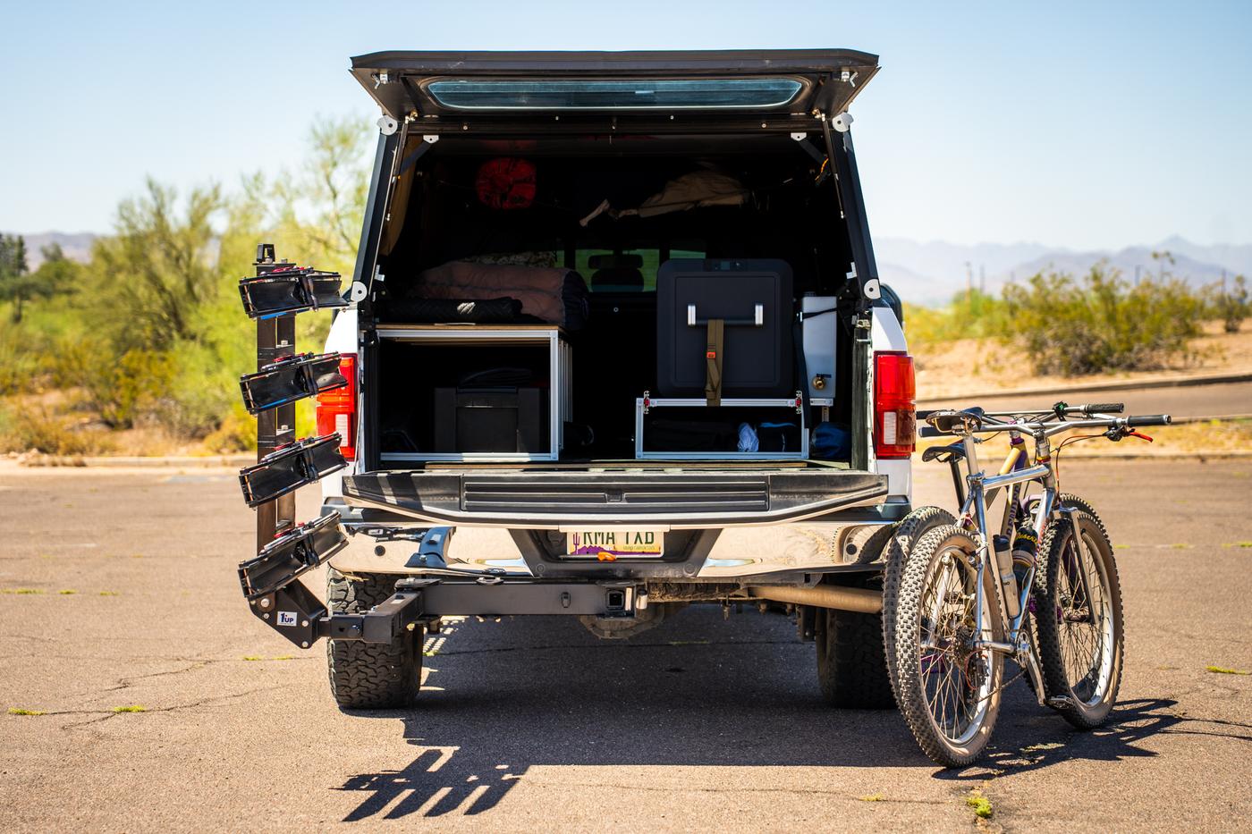 RambleSwing™ Swing Out Hitch Rack | RiGd Supply Accessories RIGd Supply- Overland Kitted