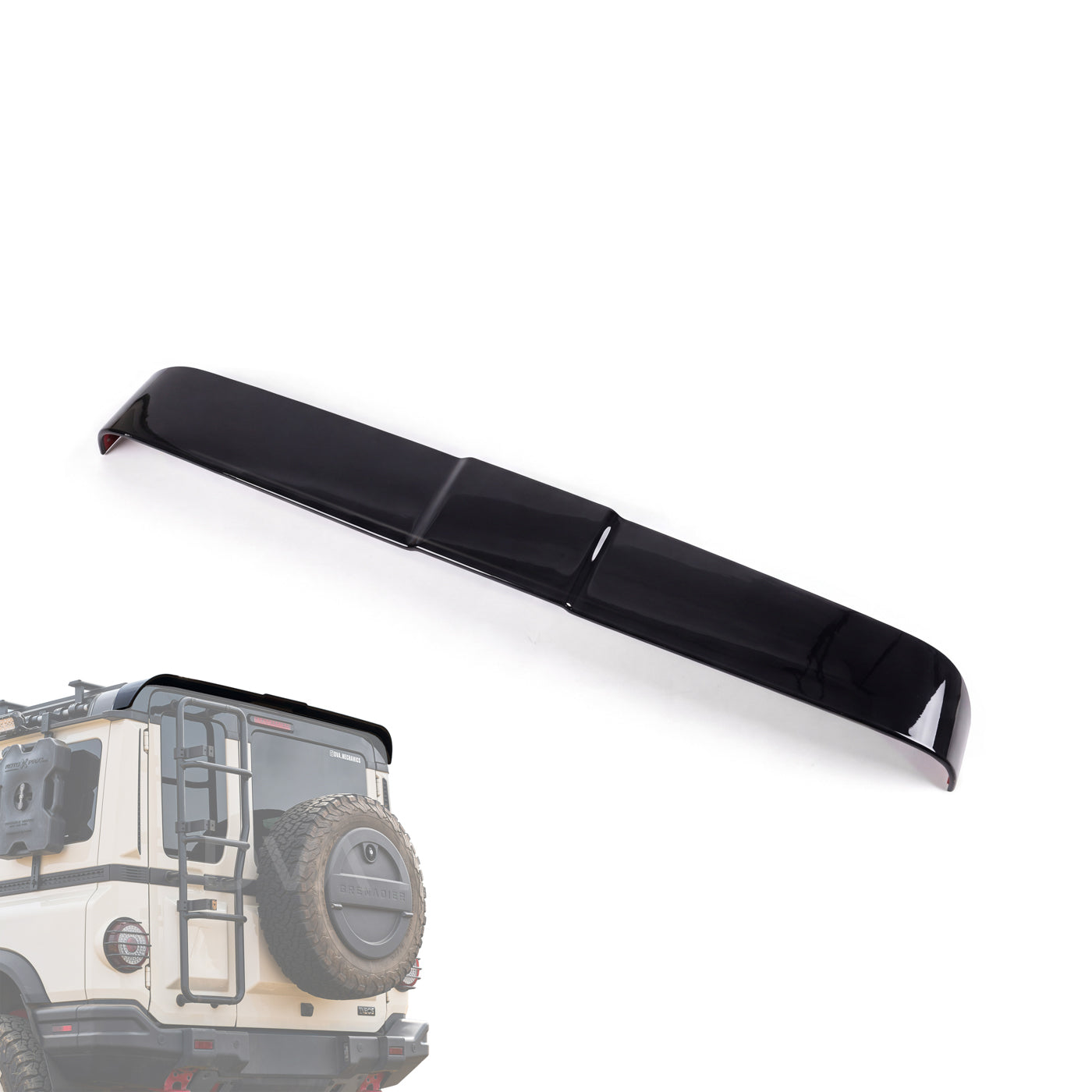 INEOS Grenadier: Rear Spoiler | Gloss Black or Scottish White