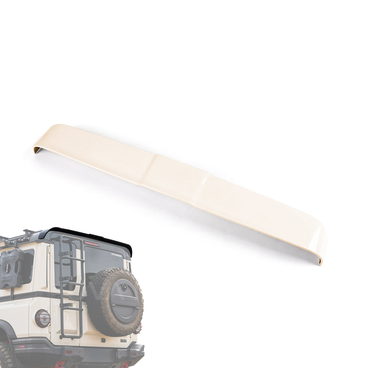 INEOS Grenadier: Rear Spoiler | Gloss Black or Scottish White