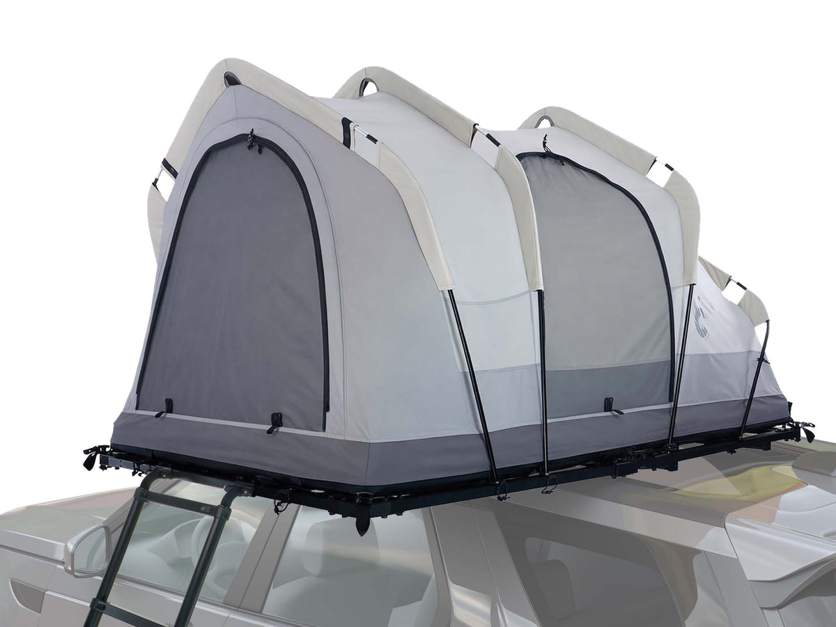 C6 Rev Rooftop Tent X (HellaStorm) – with fly sheet off, mesh walls visible