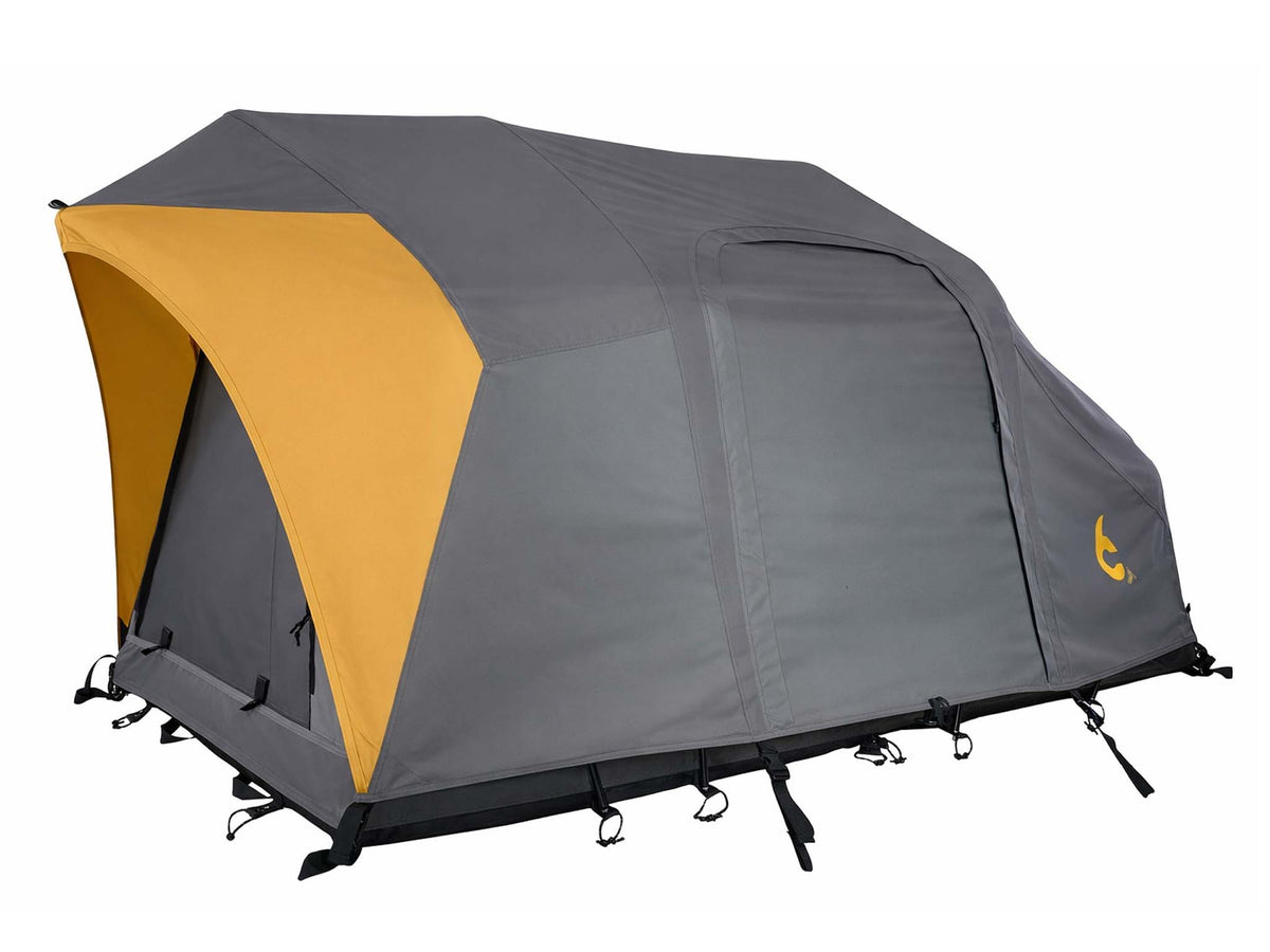 C6 Rev Tent (Element) – orange fly sheet, angled view