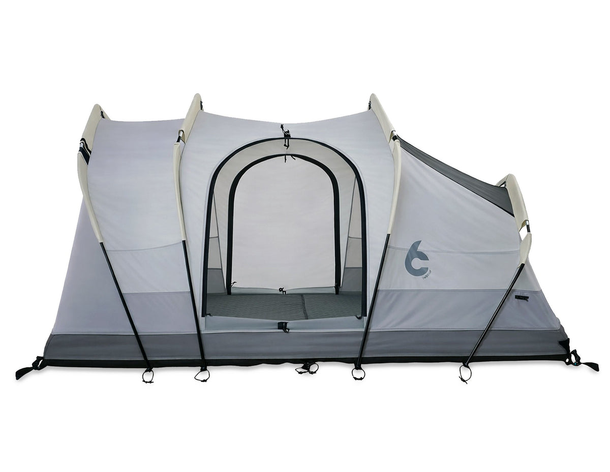 C6 Rev Tent (HellaStorm) – with fly sheet off, side view