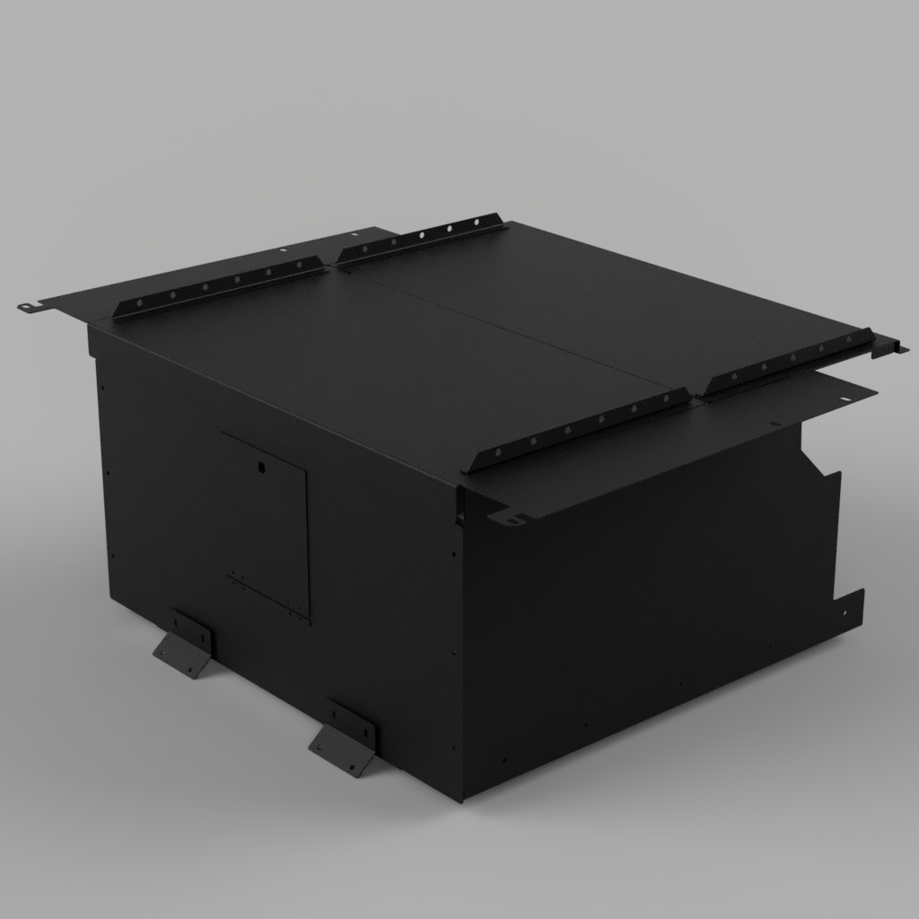 Rendering of the complete Bronco Ridgeback with wing skins and access panel