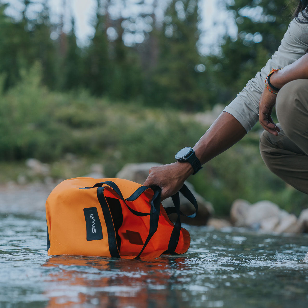 DMOS The Ruck Bucket - Foldable Camping Water Bucket Carry Bag DMOS Shovels- Overland Kitted