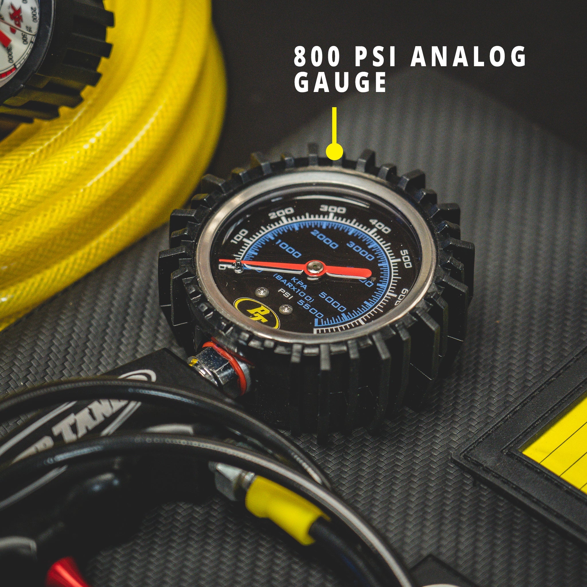 Shock Inflator with Gauge Tool