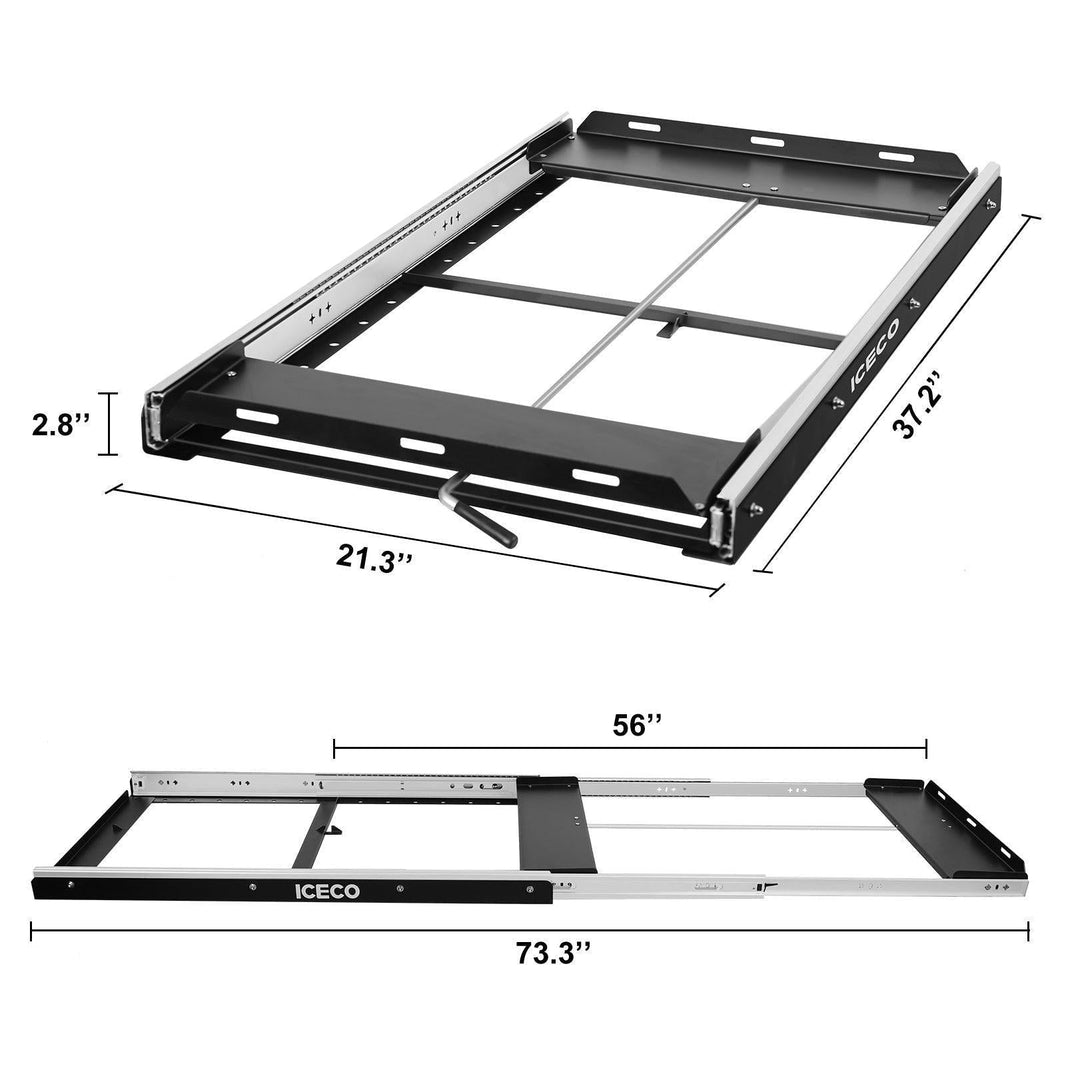 Slide Mount For VL75ProD 12V Refrigerator | ICECO Accessories ICECO- Overland Kitted