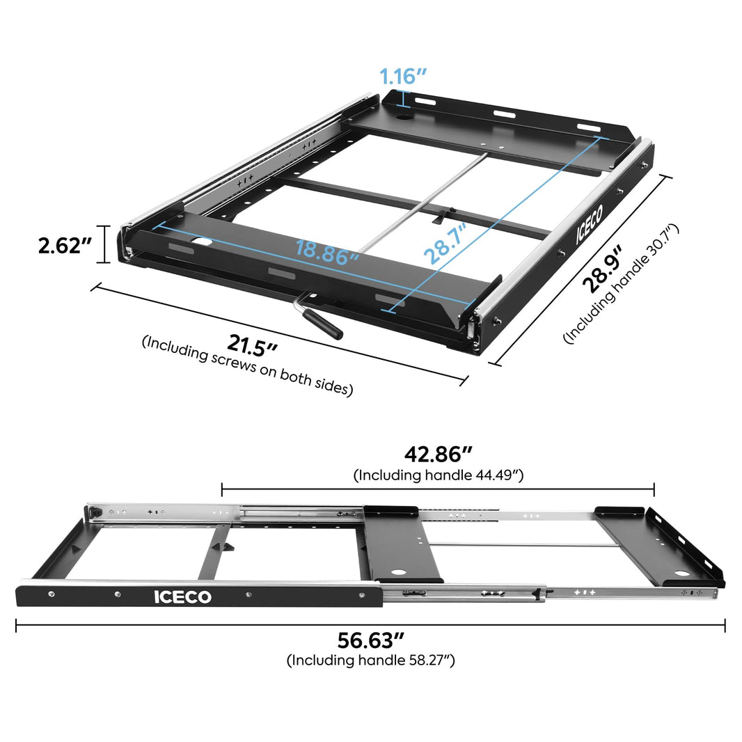 APL55/VL60PRO Slide Mount | ICECO Accessories ICECO- Overland Kitted