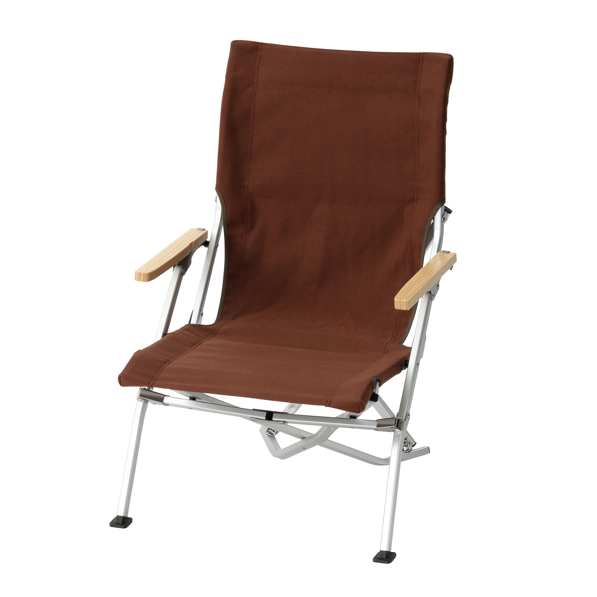 snow peak アウトドアチェア ブラウン チェア Low Chair Ottoman Brown ローチェアオットマン ブラウン