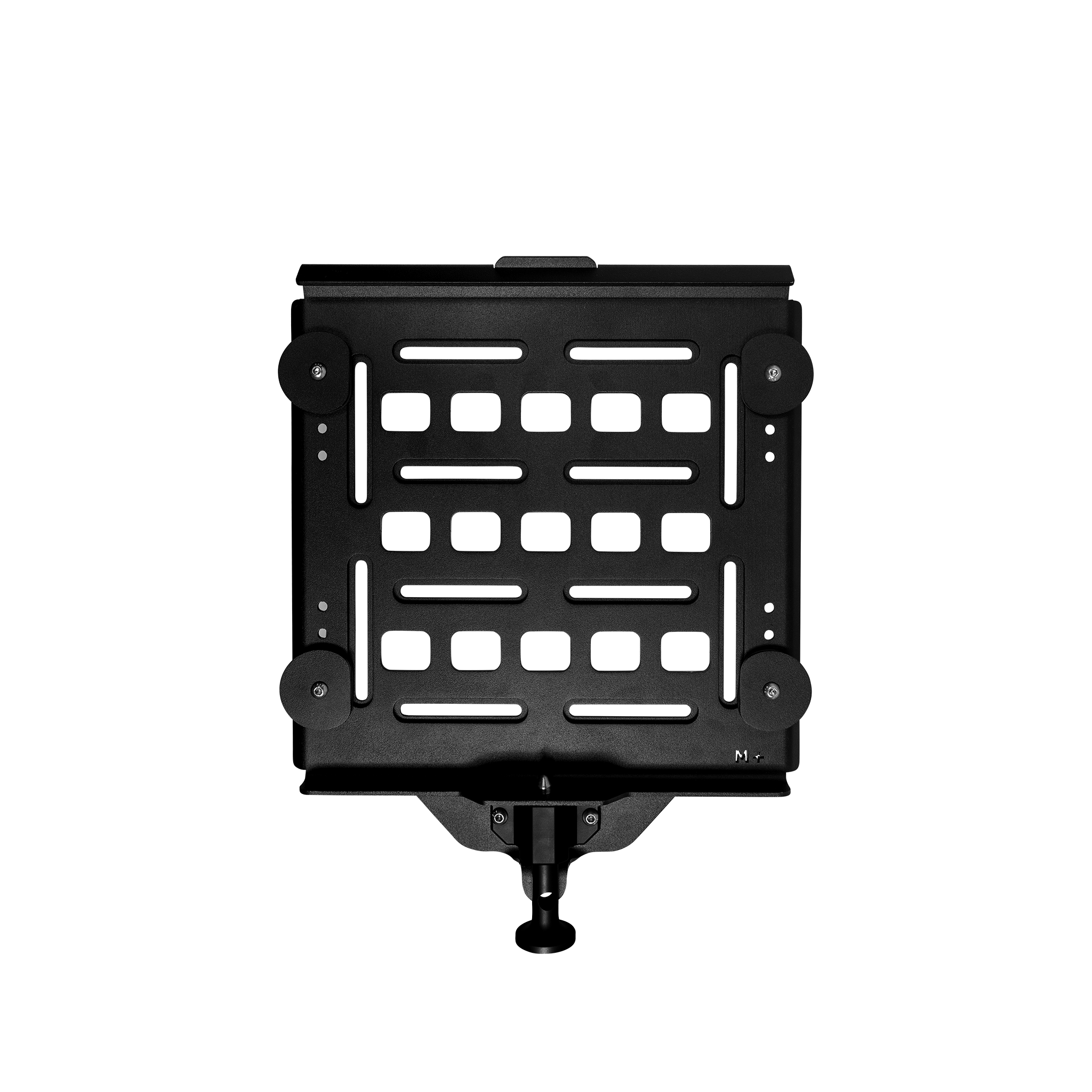 SPEC Medium + Mount shown with mounting hardware and bolts