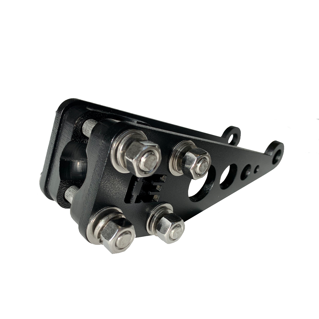 Single Bolt-On Step for Gobi and Other Non-Angled Ladders with Ladder Lock Bushings