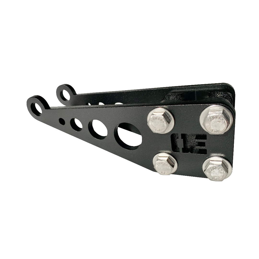 Single Bolt-On Step for Gobi and Other Non-Angled Ladders with Ladder Lock Bushings