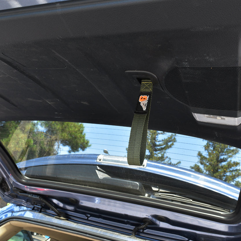 (5TH GEN) Toyota 4Runner Rear Lift Gate Hatch Pull Assist Strap (OD GREEN)