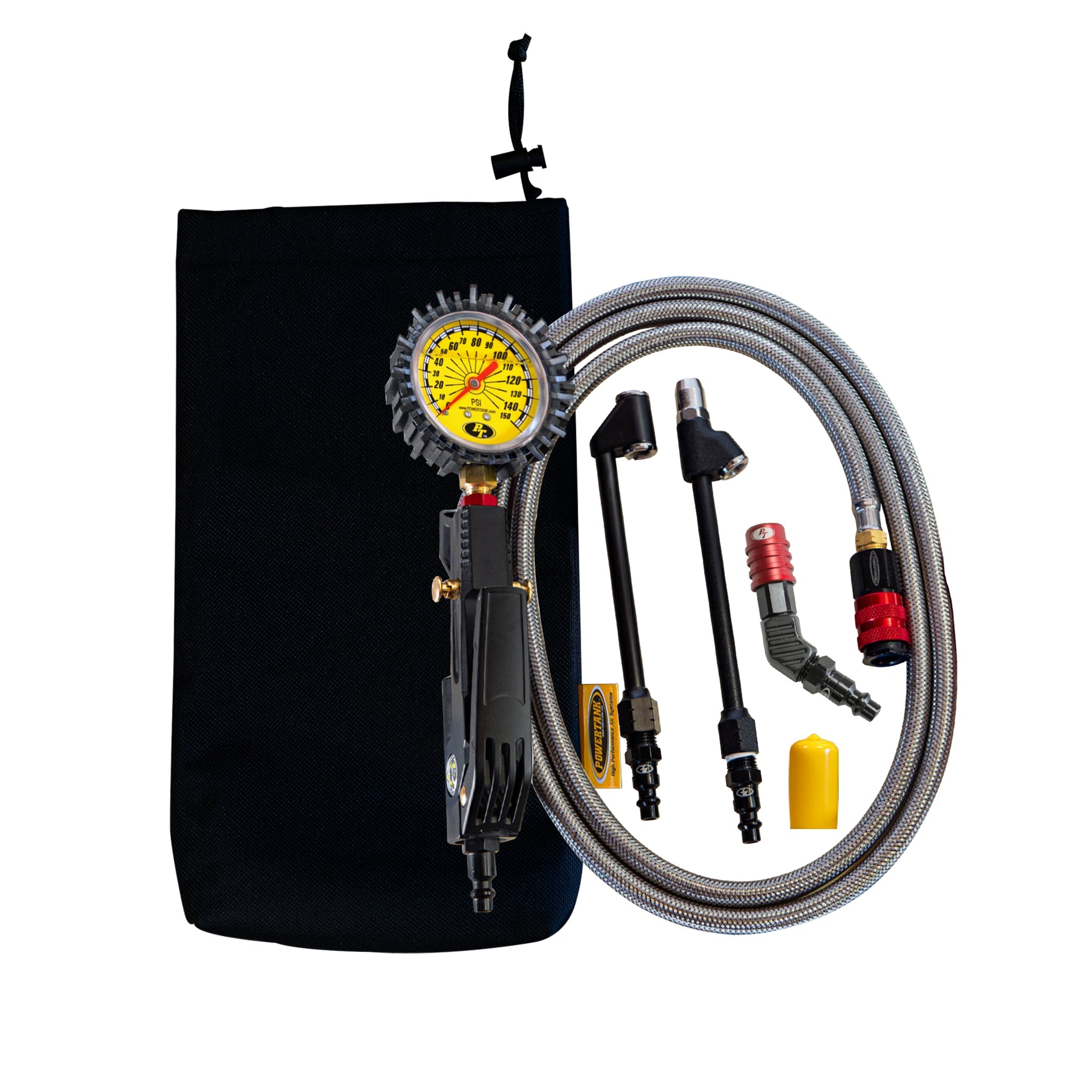 Big Kahuna Analog - Ventoso™ Tire Inflator with Gauge, 6 ft. Hose, and Quick-Switch Chucks
