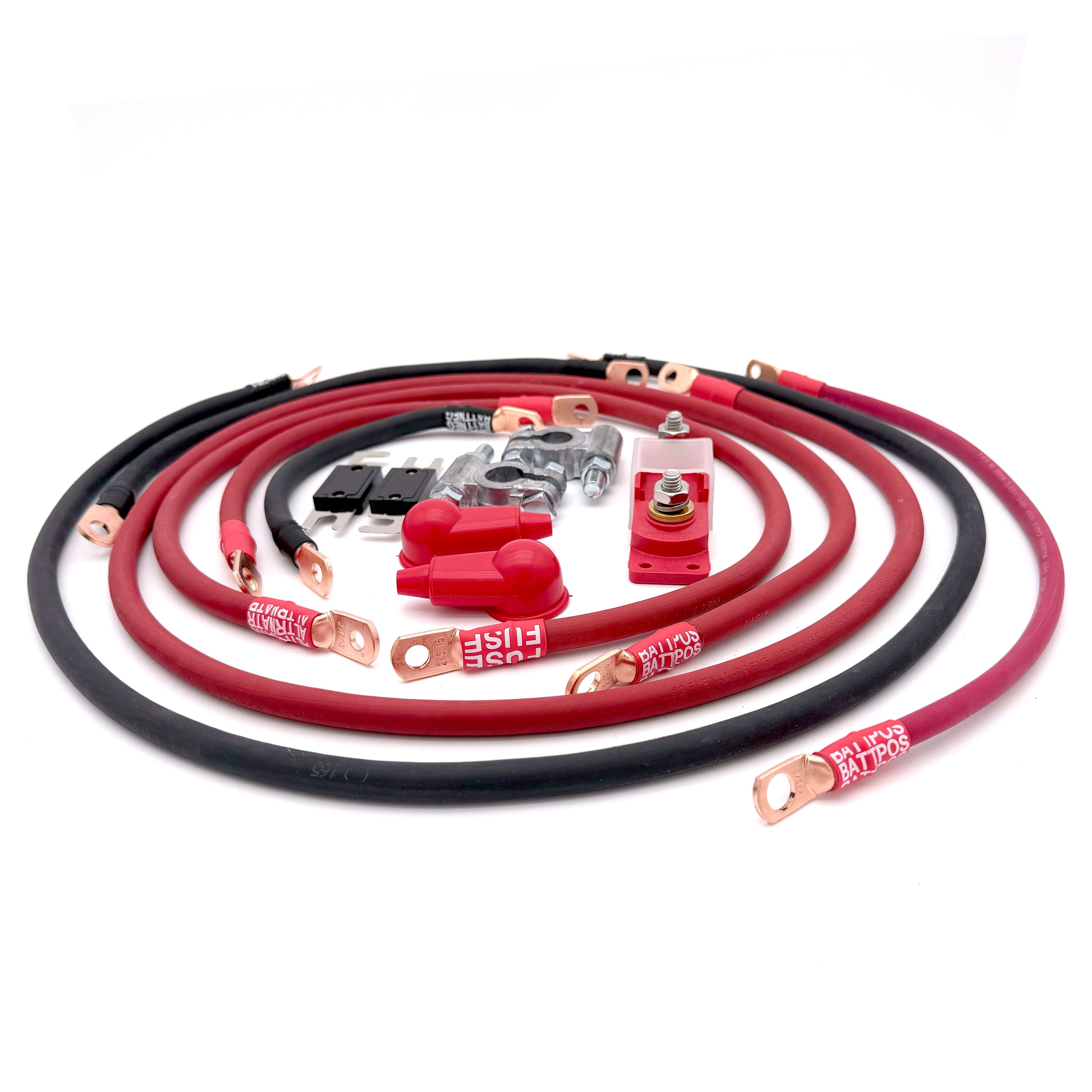 Toyota Tacoma Big 7 Battery Cable Kit (Gen 1 - 1995-2004)