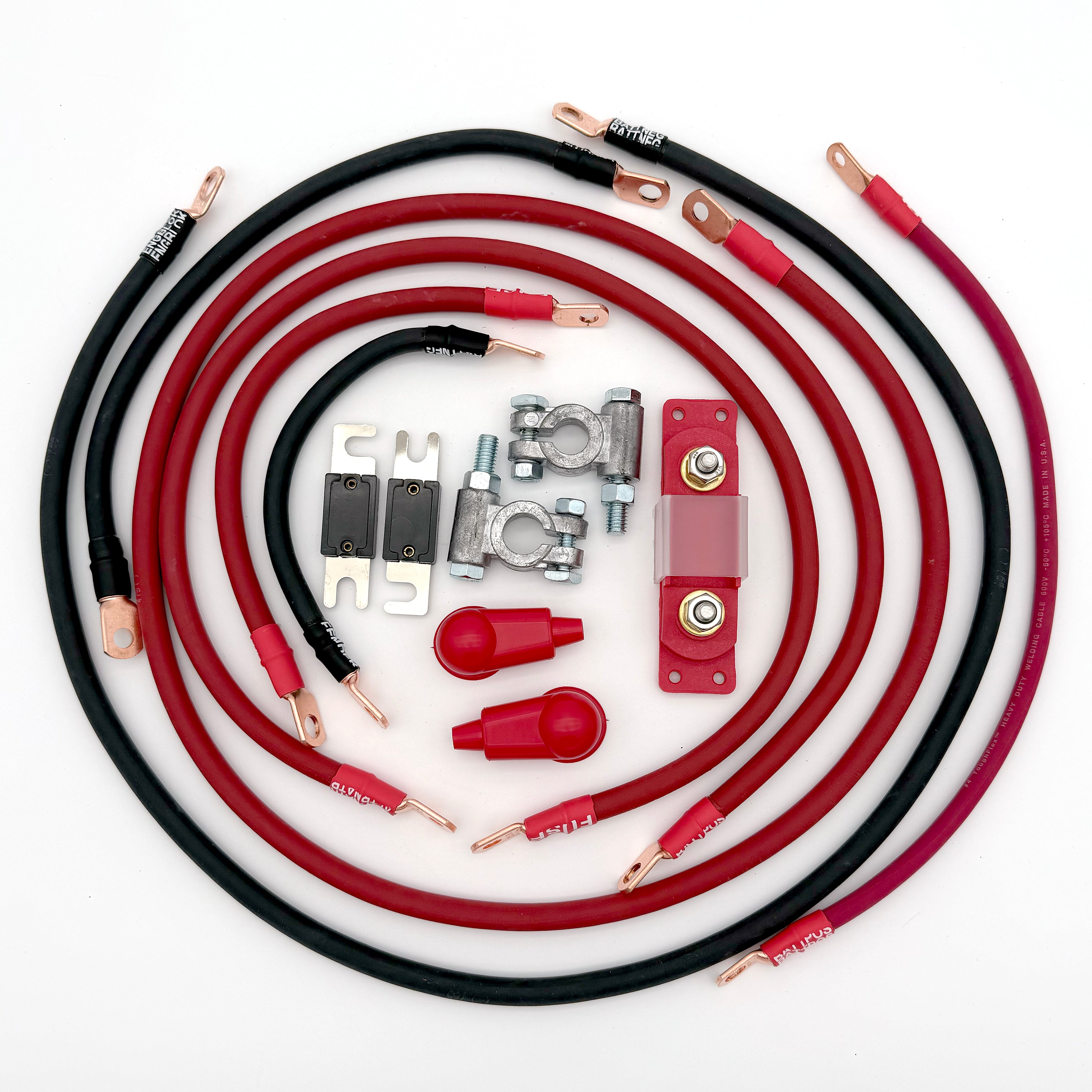 Toyota Tacoma Big 7 Battery Cable Kit (Gen 1 - 1995-2004)