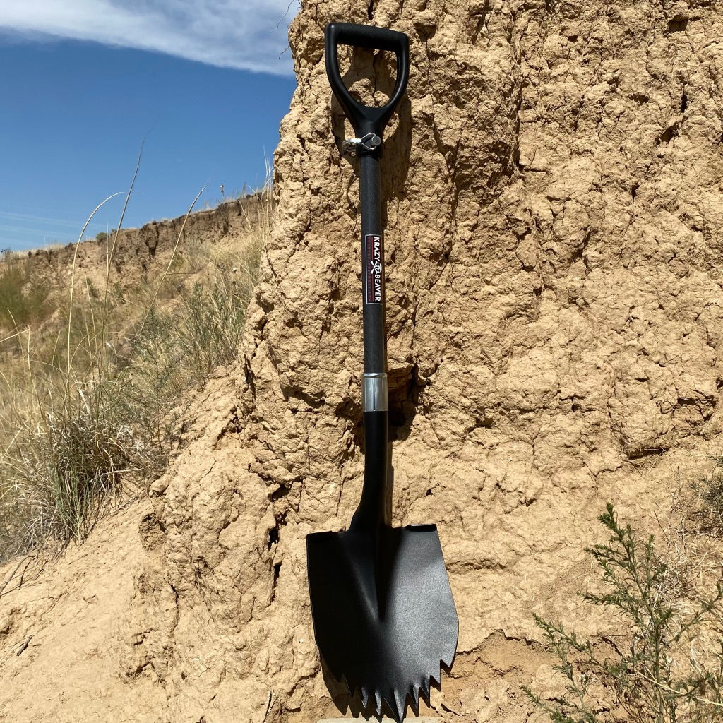 Krazy Beaver Shovel (Black Edition 45634) Recovery Gear, Camping gear, Shovel, Camping Krazy Beaver Tools- Overland Kitted