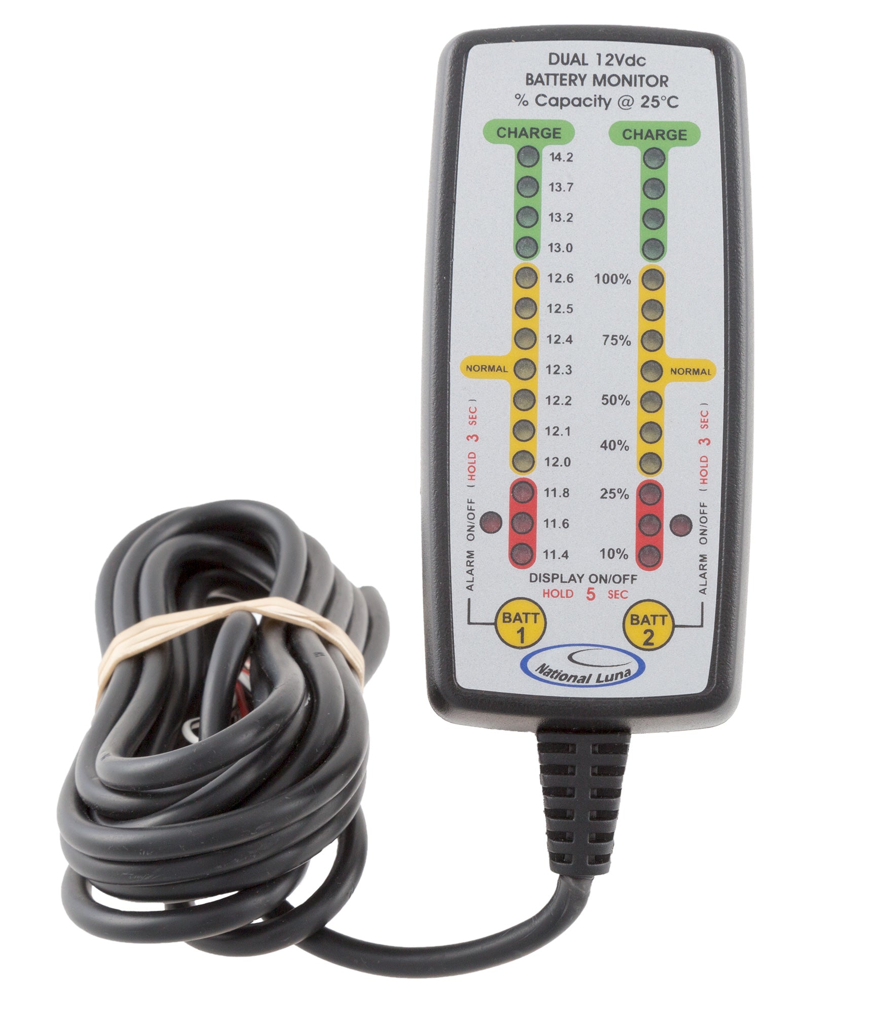 Battery Monitor Dual Battery Components National Luna- Overland Kitted