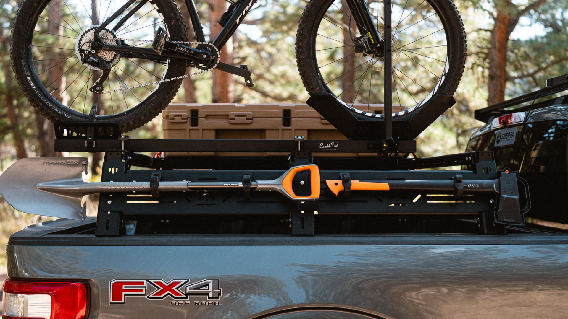Ford F150 Mid Height PAK System Bed Rack