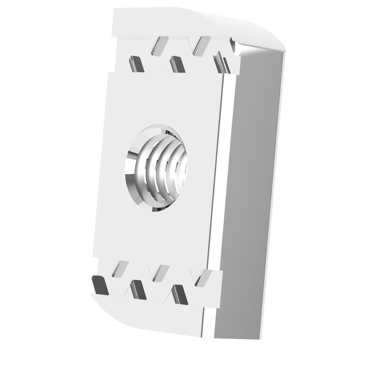Render of an HMOR Utili-Track mounting nut