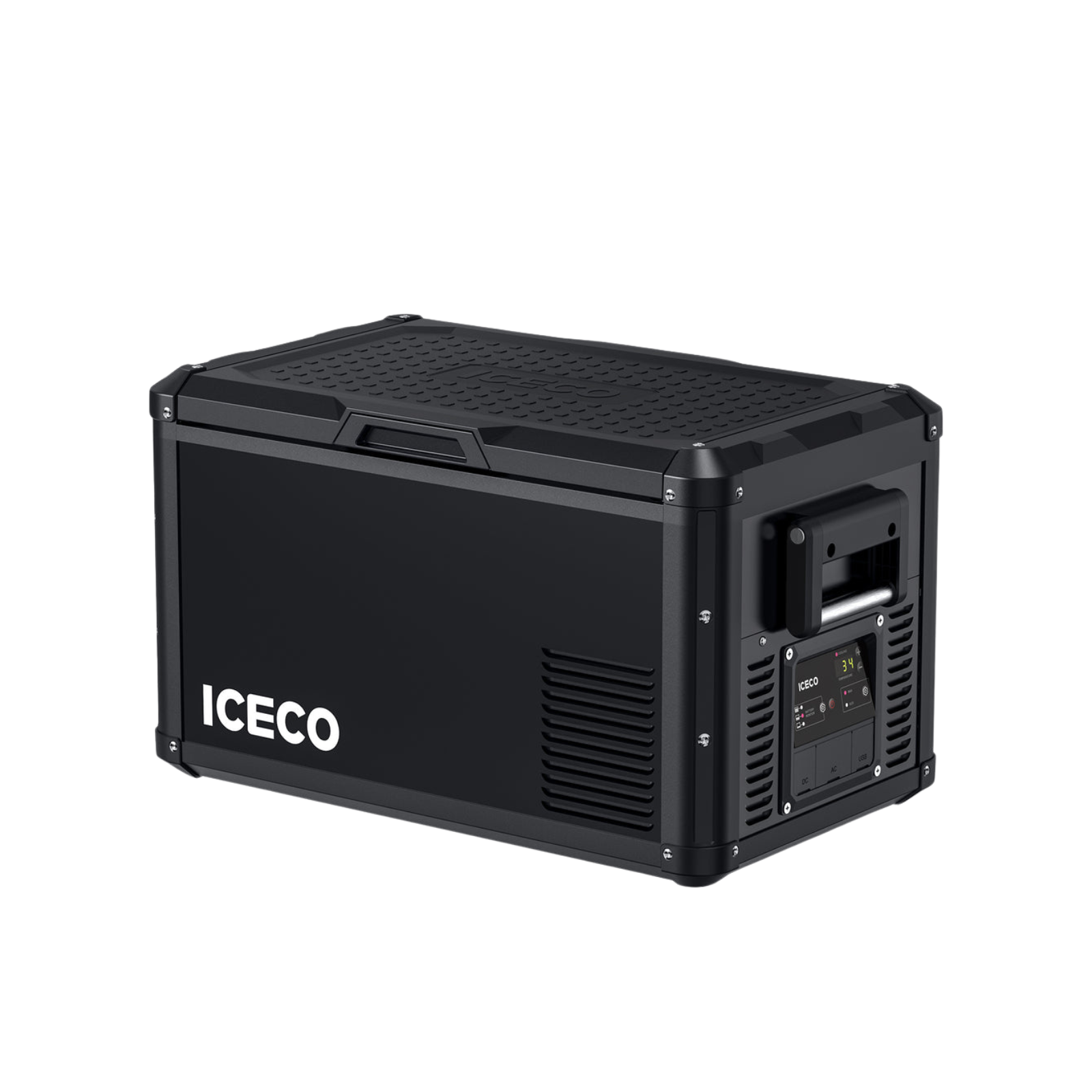 VL35ProS Single Zone Portable Fridge Freezer | ICECO | 35 LT Black VL Pro Series ICECO- Overland Kitted