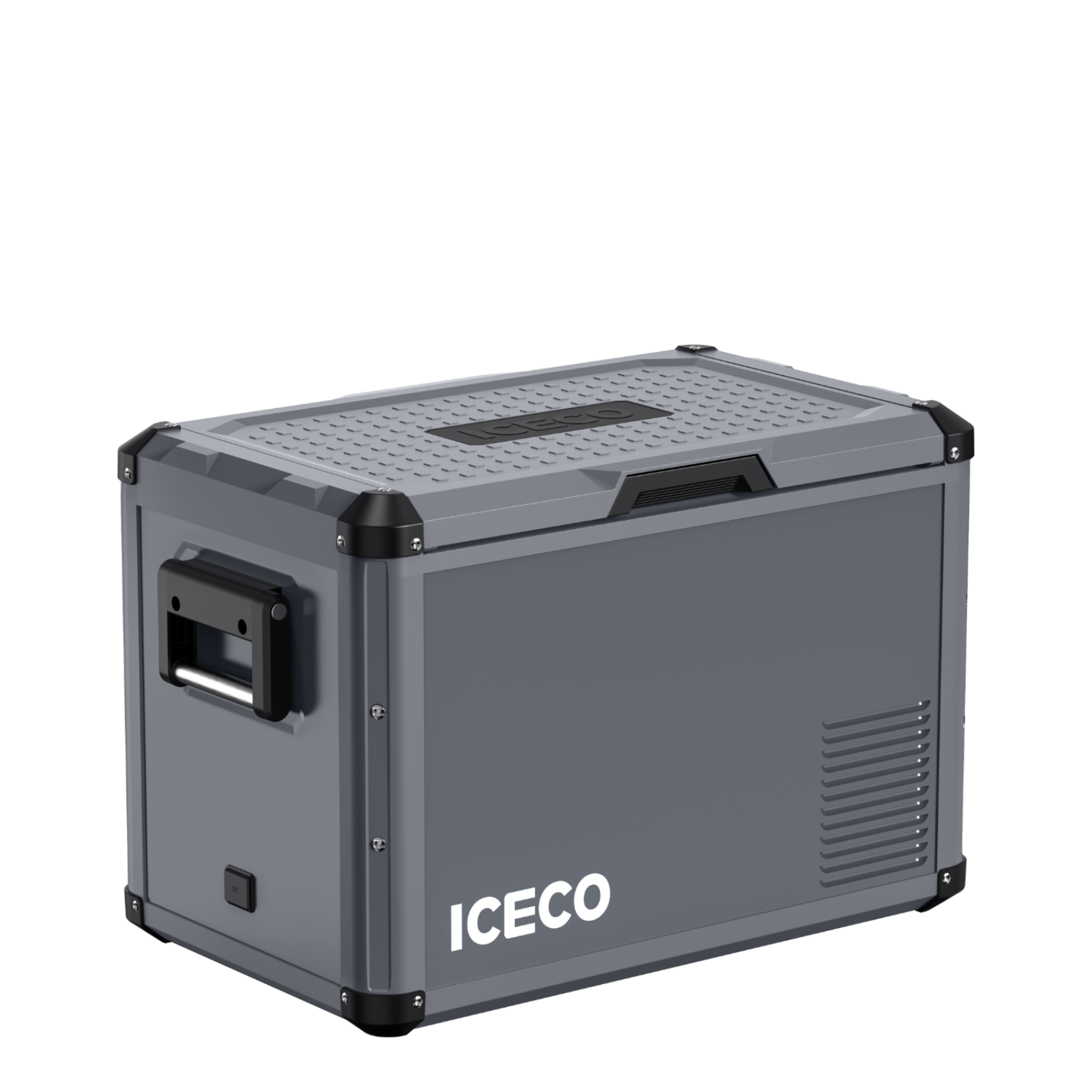 VL45ProD Dual Zone Portable Freezer - Gray | ICECO Gray VL Pro Series ICECO- Overland Kitted