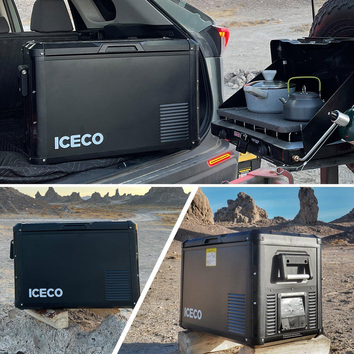 VL60ProS Single Zone Portable Fridge Electric Cooler | ICECO | 60 LT VL Pro Series ICECO- Overland Kitted