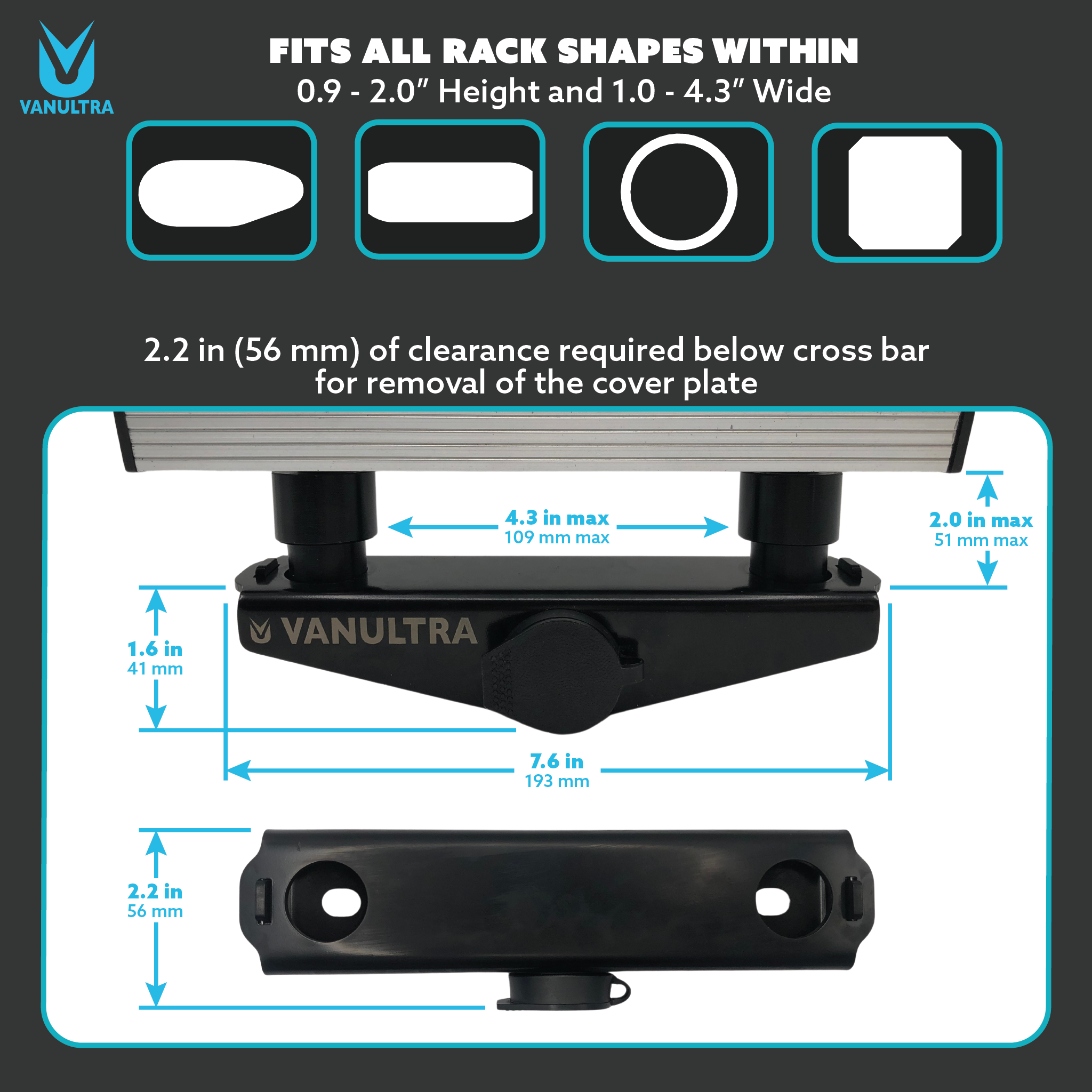 Roof Top Tent Locking Mount (Option A)