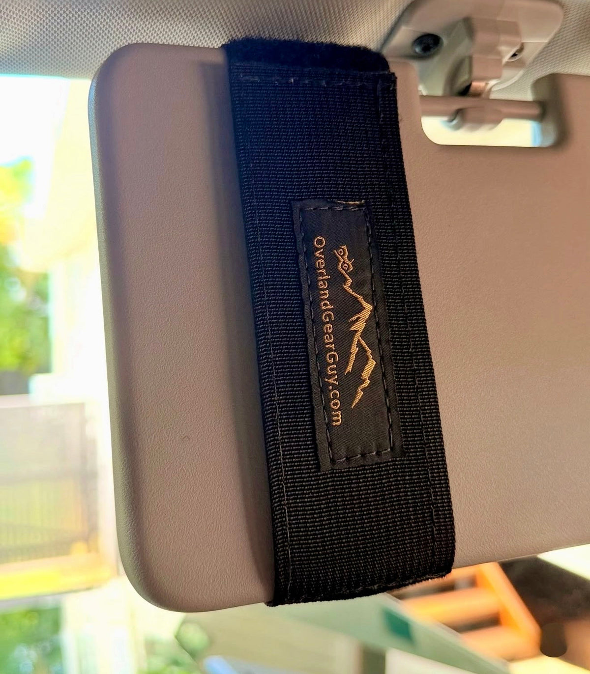 Sun Visor Radio Pouch - Open Style