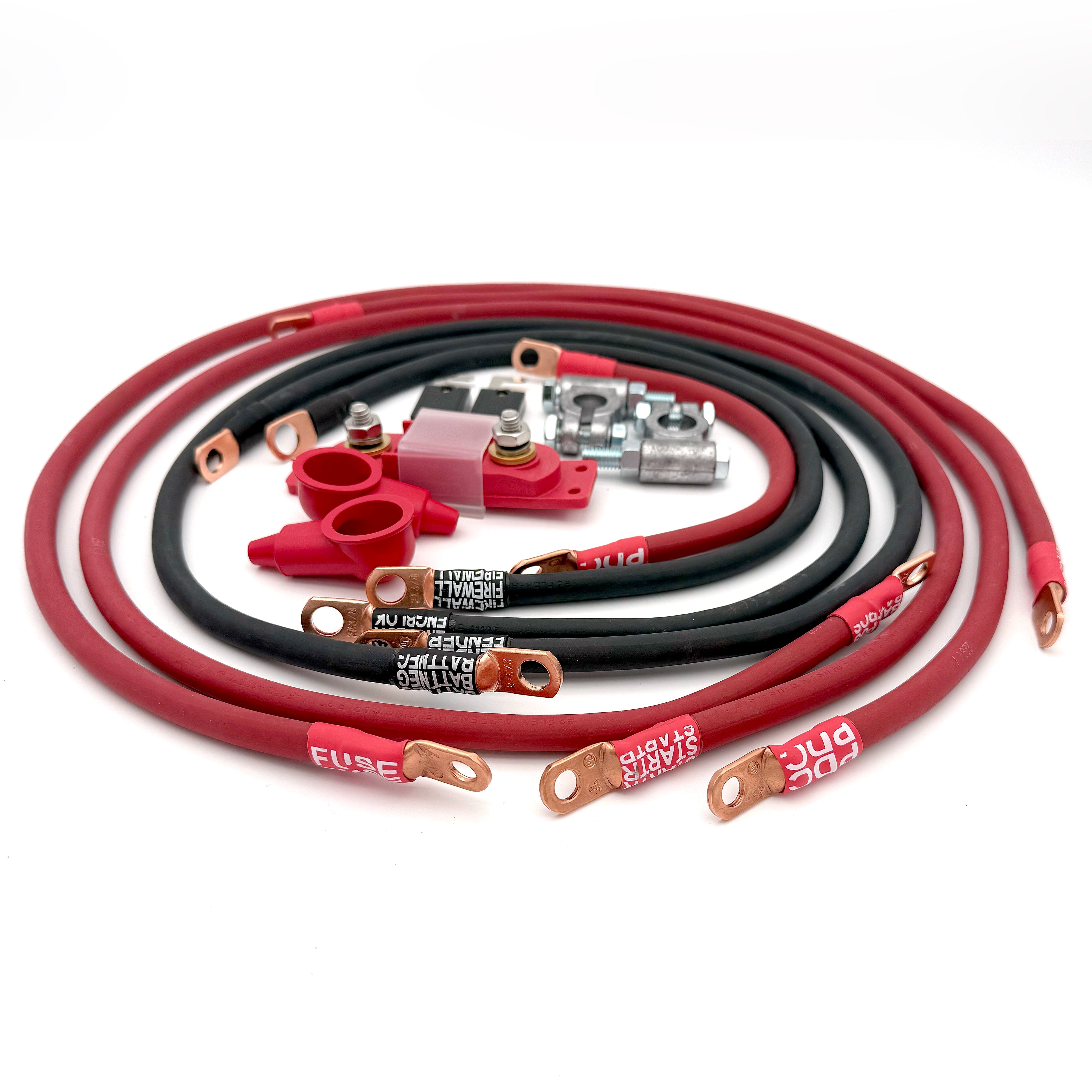 Jeep Grand Cherokee WJ Big 7 Battery Cable Kit (1999-2005)