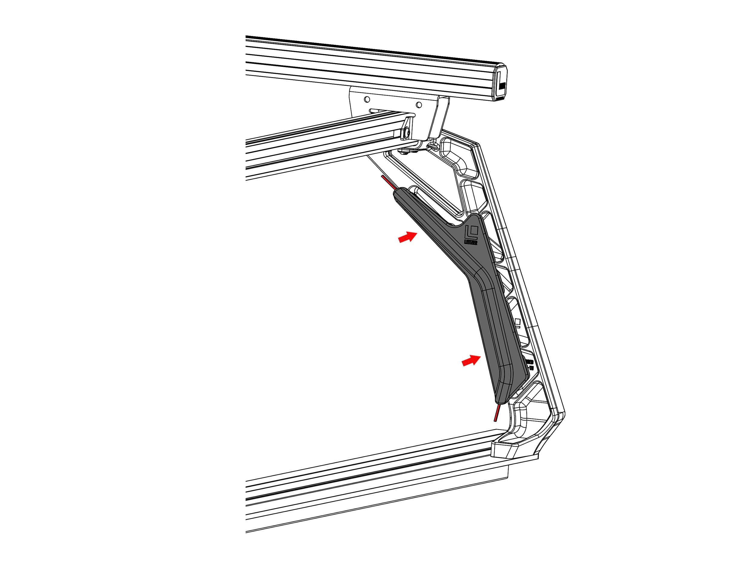 DIAGRAM OF CAP FOR WIRES ON THE ACS FORGED BED RACK 