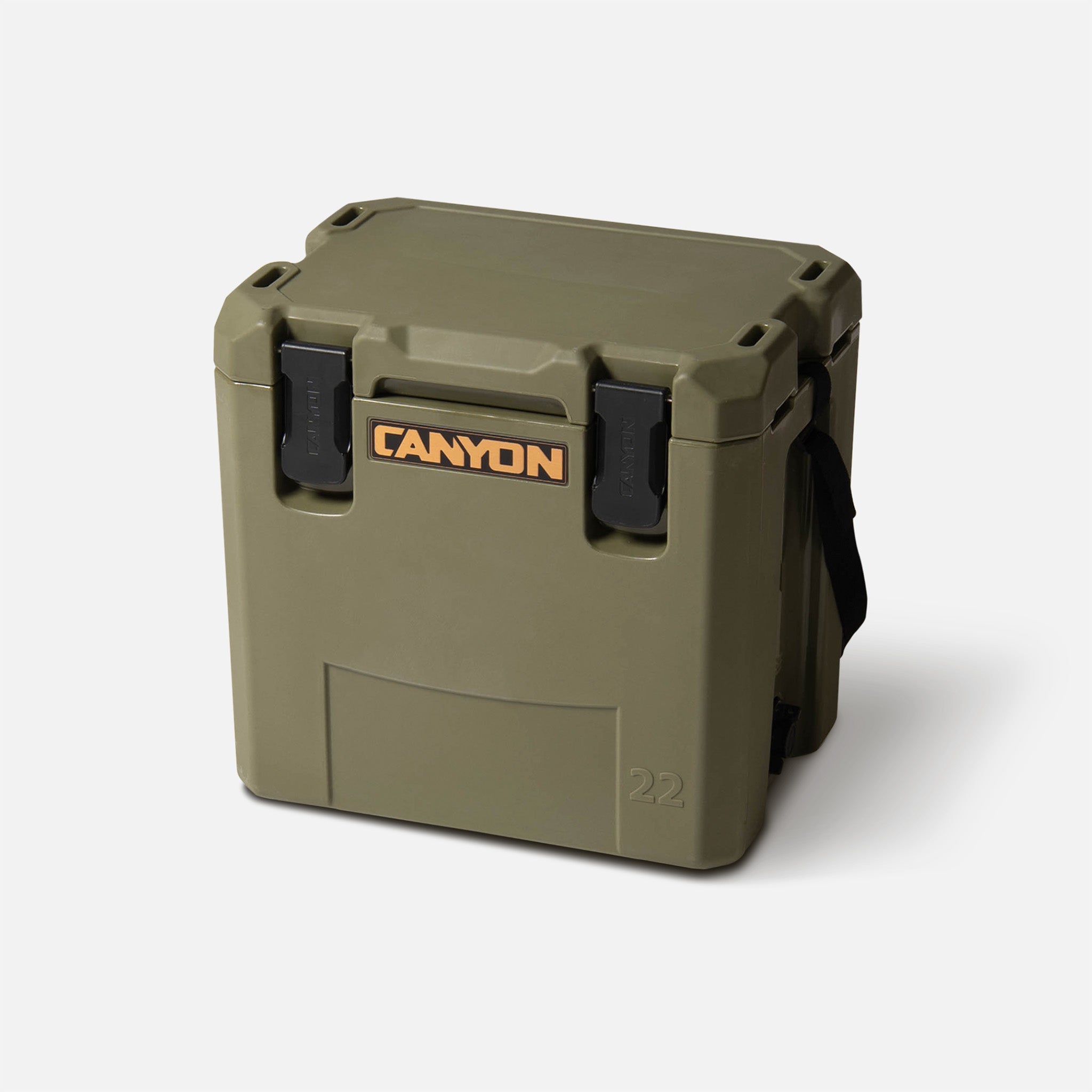 Canyon Coolers Outfitter 22 V2 – 22 qt Rotomolded Hard Cooler