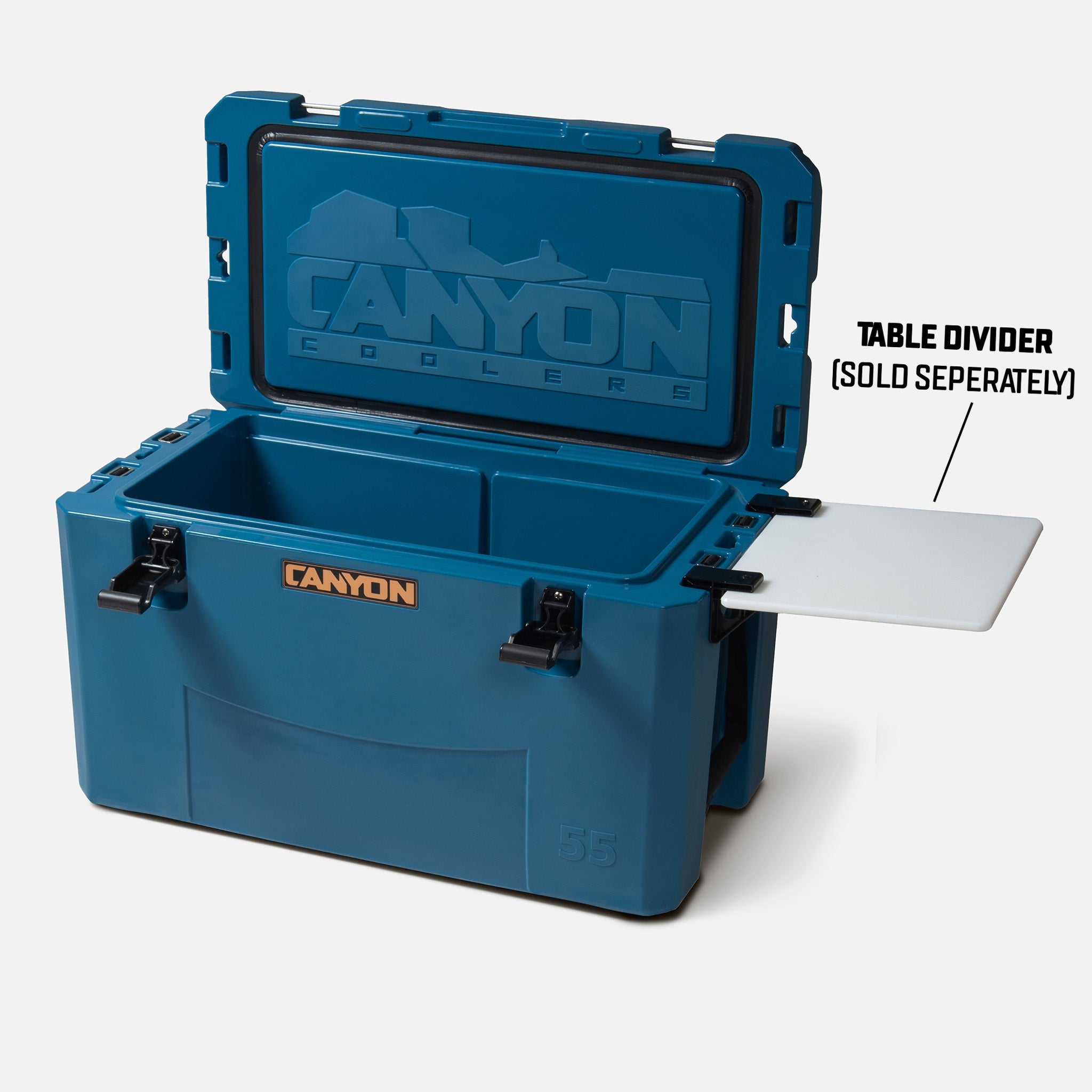 Canyon Coolers Outfitter 55 V2 – 55 qt Rotomolded Hard Cooler