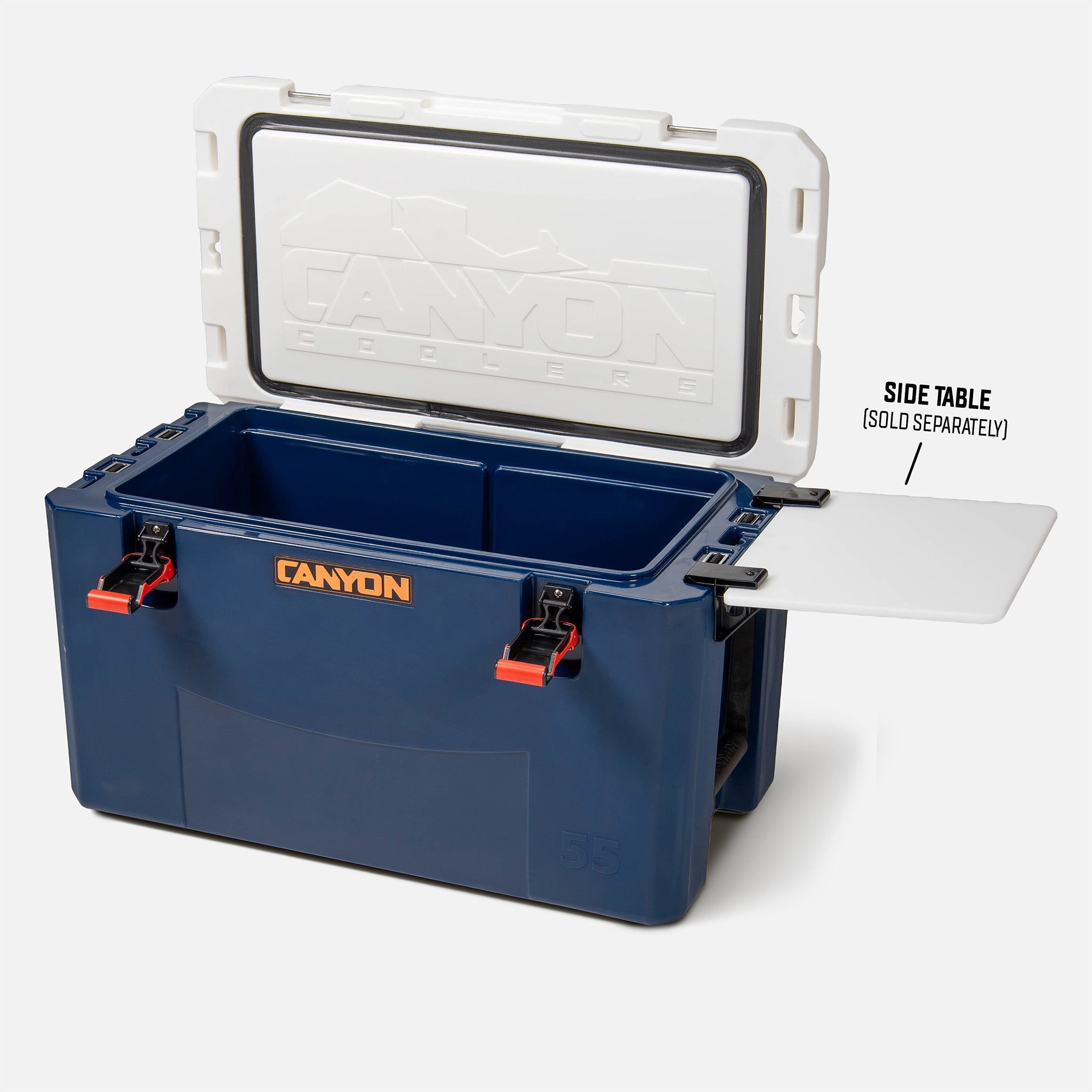 Canyon Coolers Outfitter 55 V2 – 55 qt Rotomolded Hard Cooler