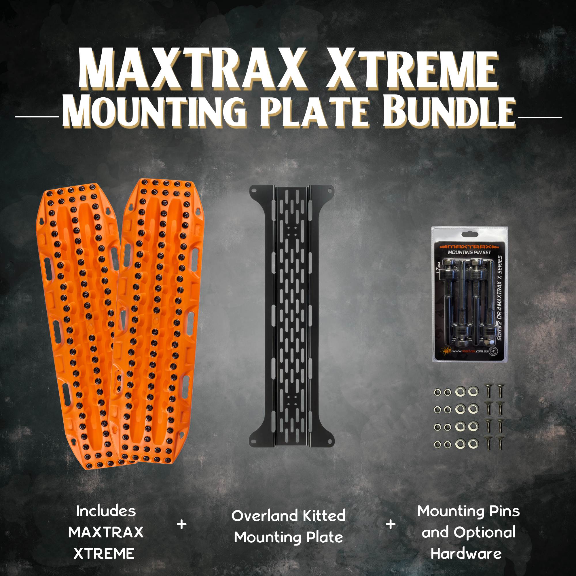 MAXTRAX XTREME x Overland Kitted Mounting Plate Bundle Overland Kitted- Overland Kitted