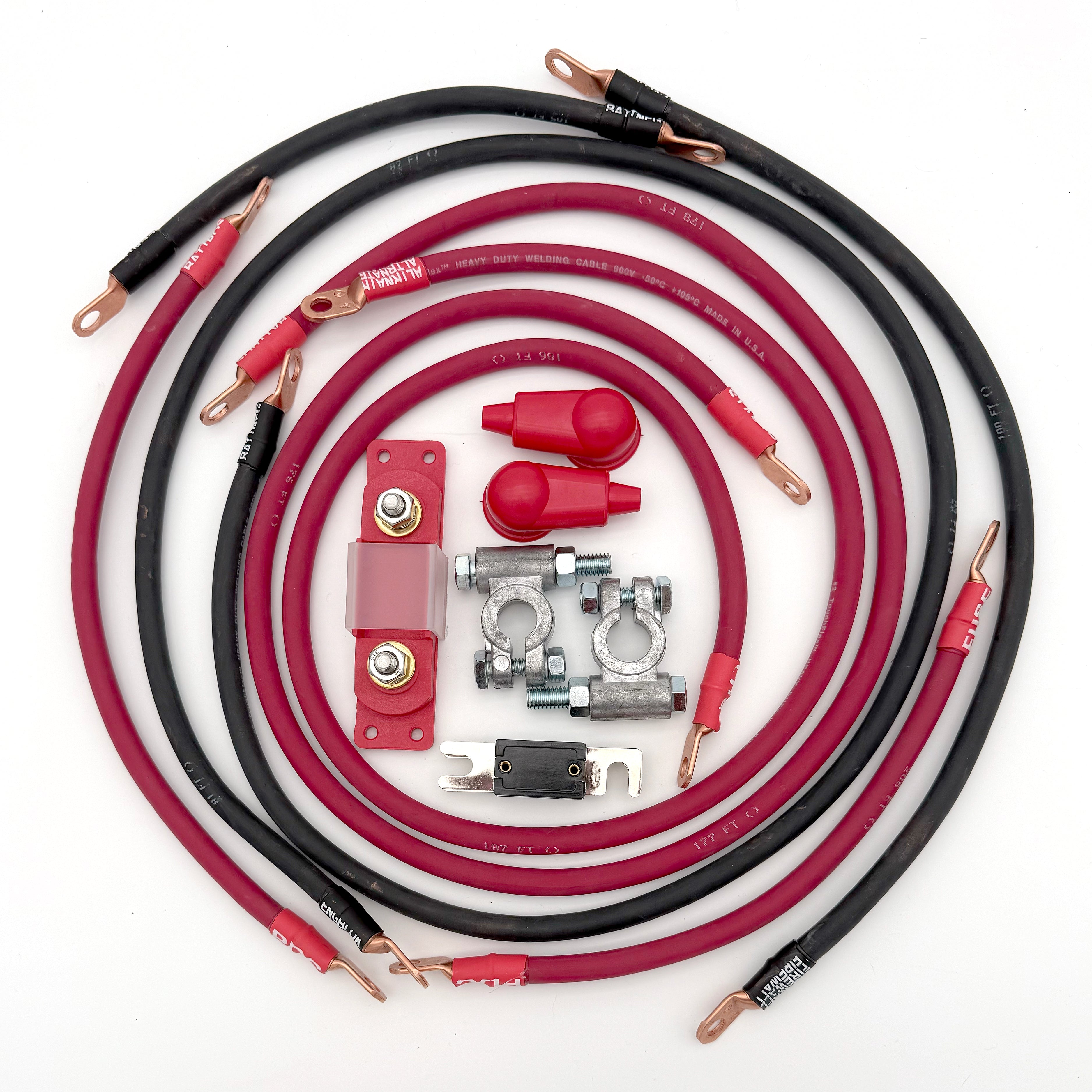 Jeep Grand Cherokee ZJ Big 7 Battery Cable Kit (1993-1998)