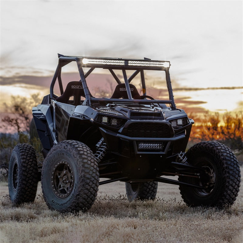 Rigid Adapt E-Series 40in LED light bar rear housing and wiring detail