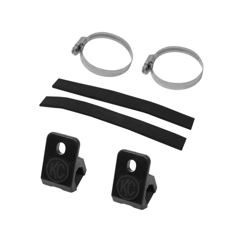 KC HiLiTES 40 Deg. A-Pillar Tube Clamp Light Mount, 1.5-2 in. Bars - Pair