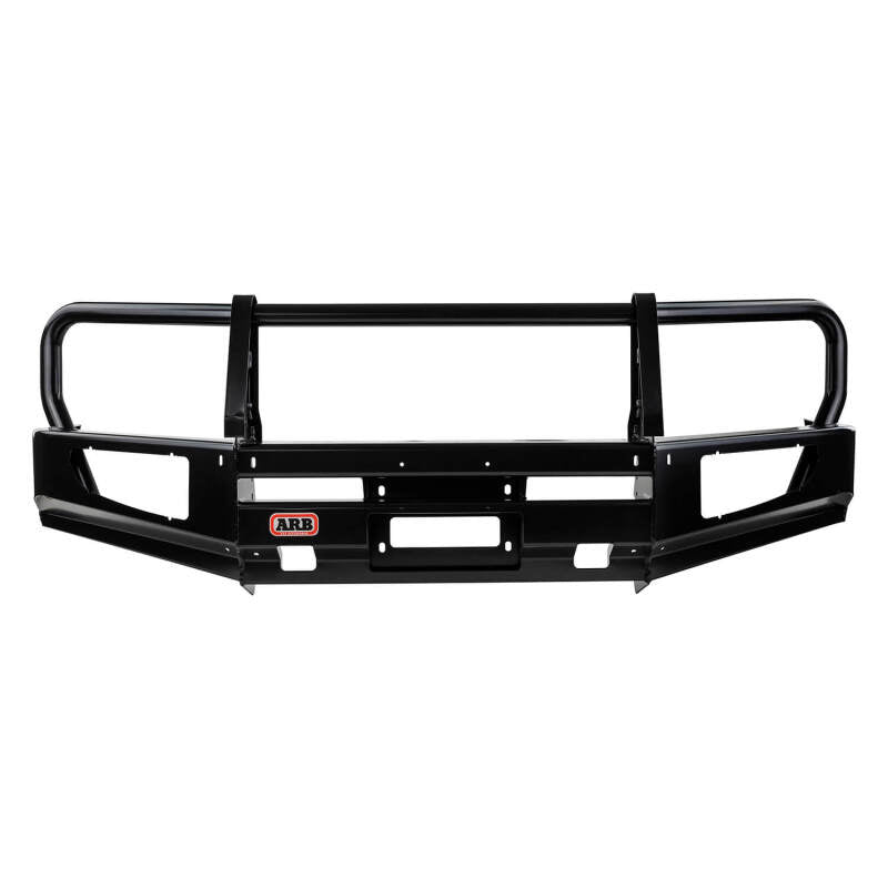 ARB Deluxe winch bumper (3423130) for 2005-2011 Toyota Tacoma — front three-quarter view