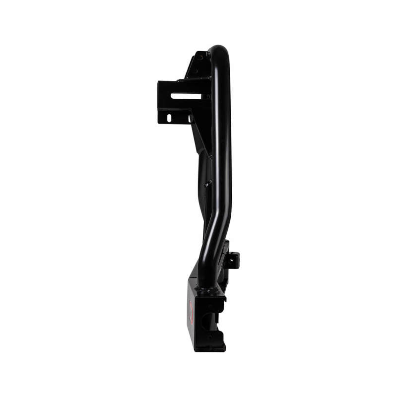 ARB wheel carrier — matte black powder-coat finish