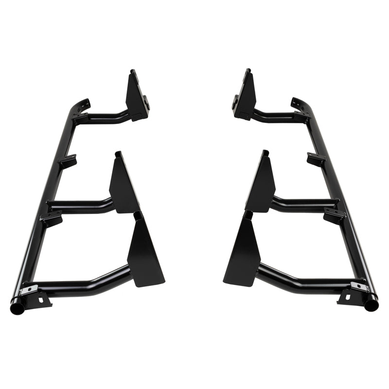 ARB Deluxe rear side rails for Land Cruiser 100 Series — rocker protection detail