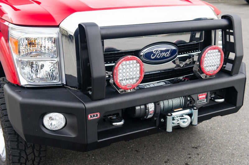 ARB Type B textured modular bull bar fitted to a Ford F-250 Super Duty