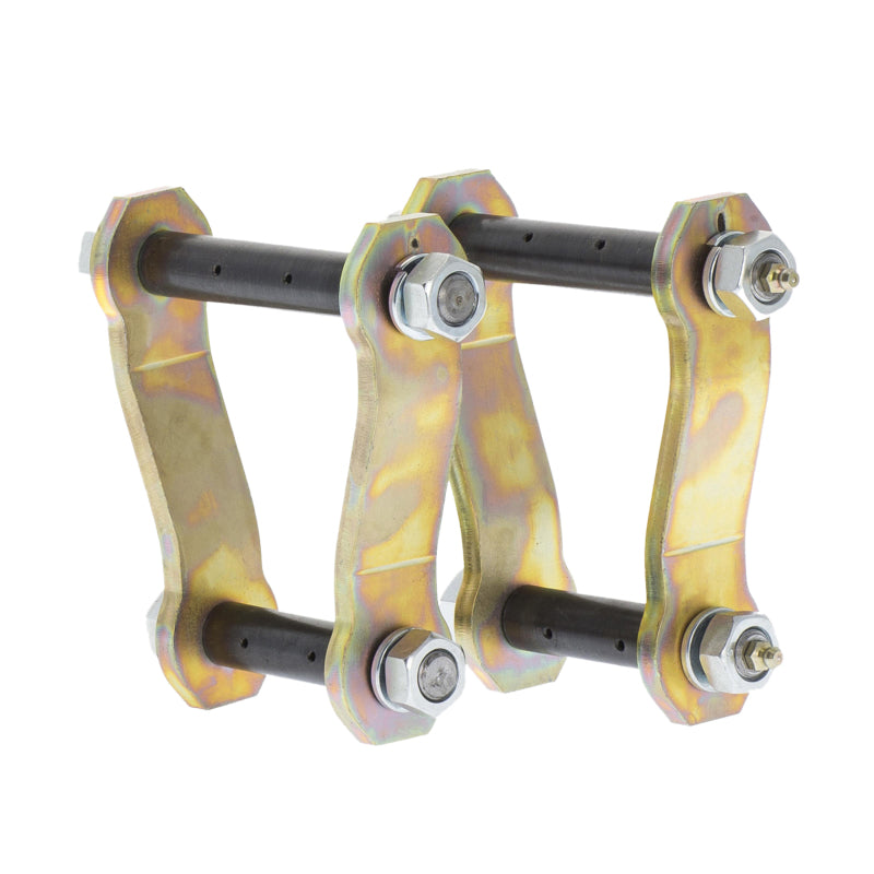 Greasable pin and grease-nipple detail — OME shackle kit for Toyota Hilux (2005+)
