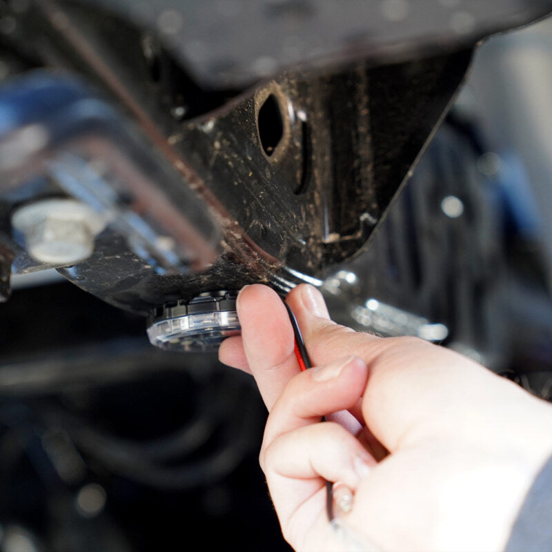KC HiLiTES Magnet Mount Kit for Cyclone V2 LED Lights - 6 Pack, in use