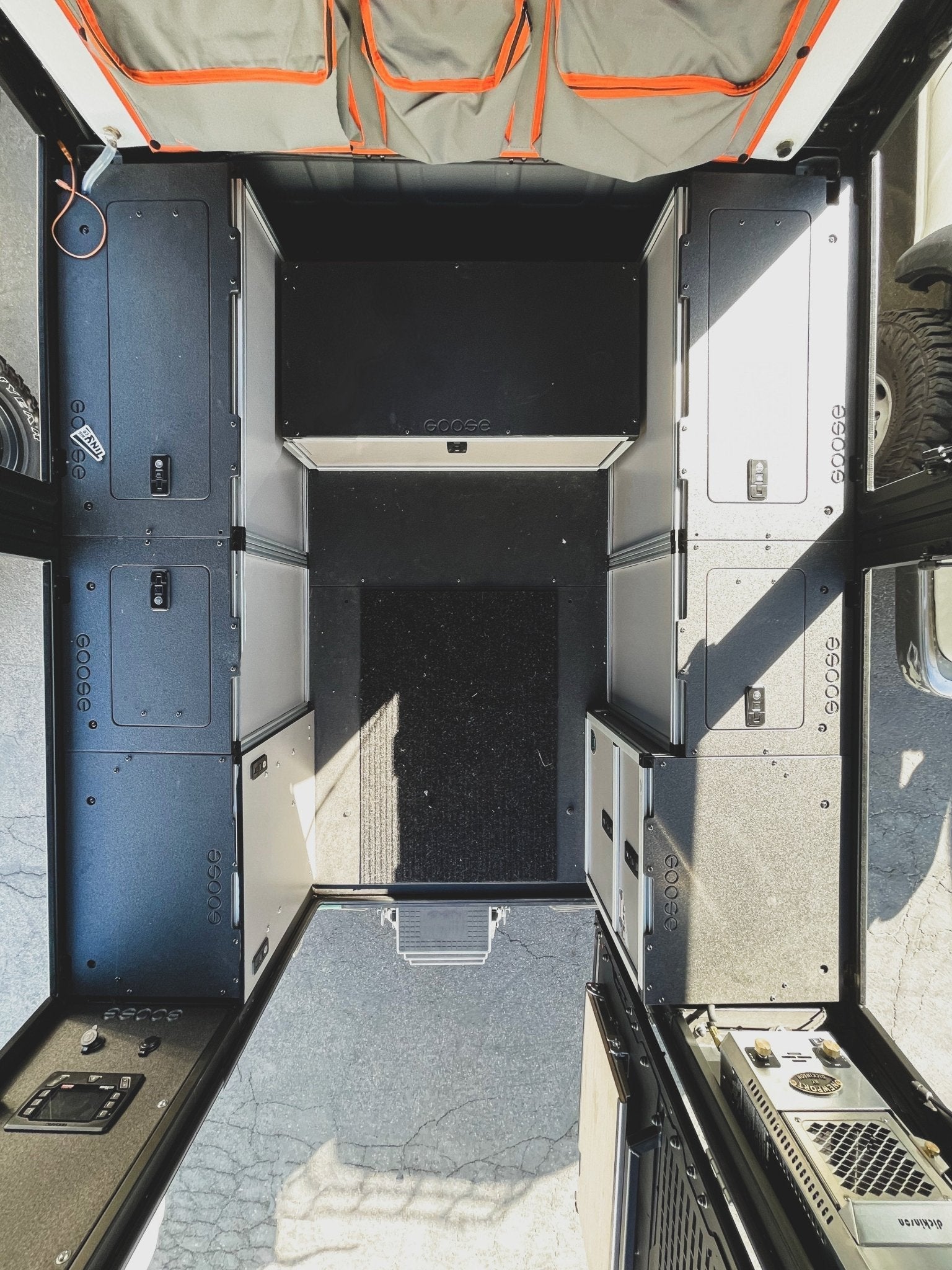 Alu-Cab Alu-Cabin Canopy Camper - Bulkhead Single Drawer Module Camper Goose Gear- Overland Kitted