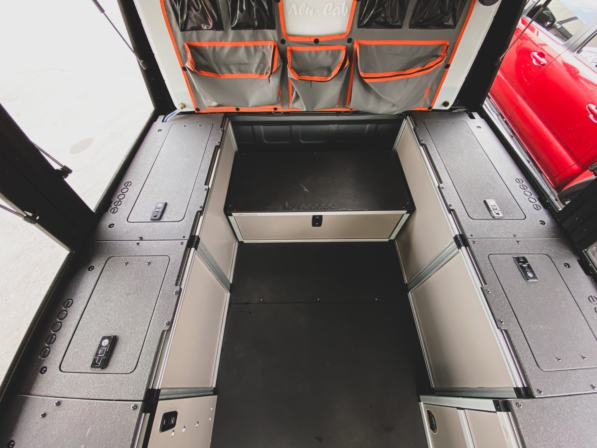 Alu-Cab Alu-Cabin Canopy Camper - Bulkhead Single Drawer Module Camper Goose Gear- Overland Kitted