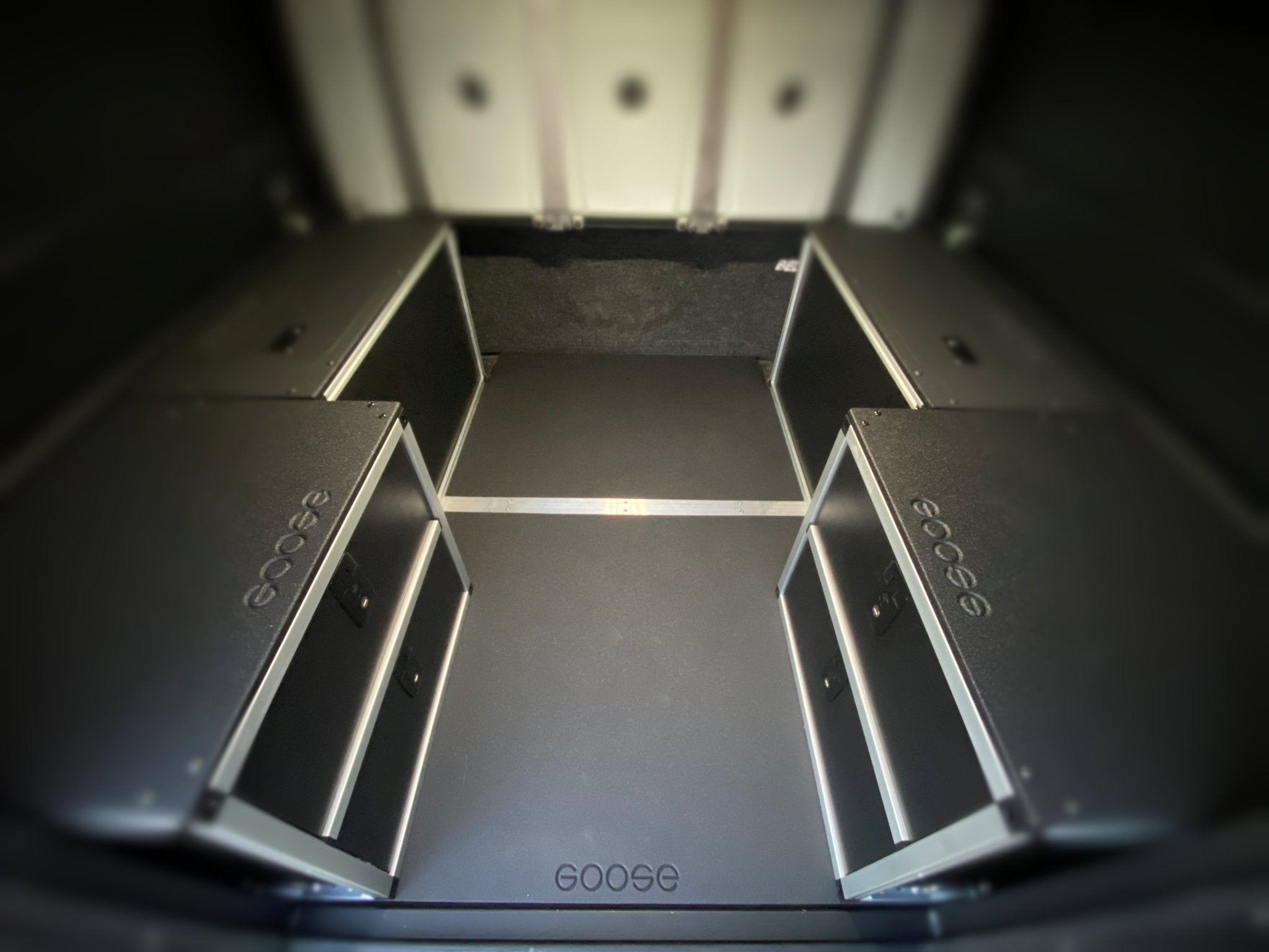 Alu-Cab Canopy Camper V2 - Chevy Colorado/GMC Canyon 2015-2022 2nd Gen. - Bed Plate System - 5' Bed Camper Goose Gear- Overland Kitted